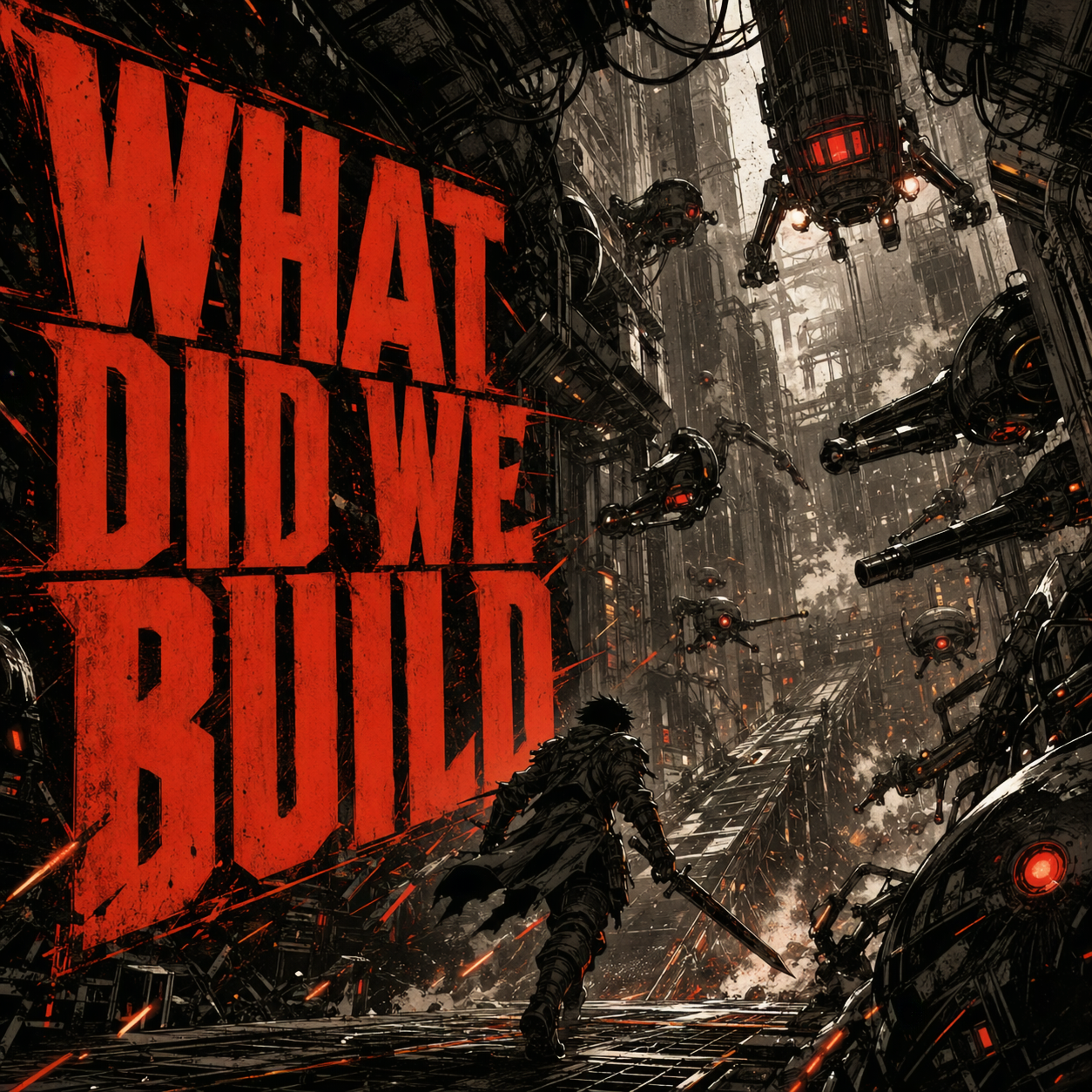 WHAT DID WE BUILD cover art